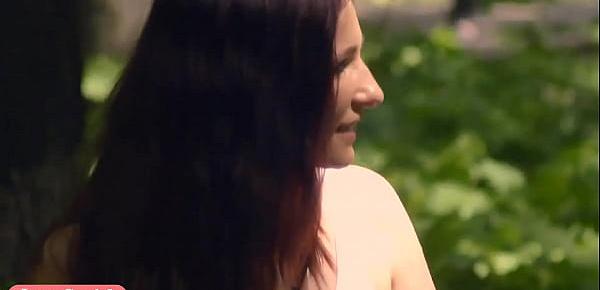  A Not Planned Date. Jeny Smith walking with stranger with mini skirt and no panties
